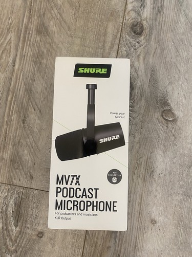 Shure mv7x xlr podcast - shure,