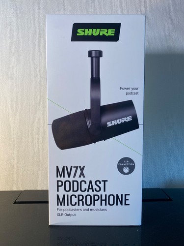 Shure mv7x xlr podcast - shure,